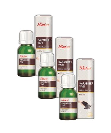 Balen Black Pepper Oil (MACERATING) 20 ml 3 Pieces