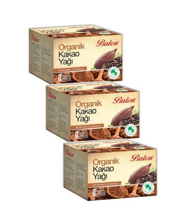 Balen Organic Cocoa Butter Cold Press 50 ml 3 Pieces