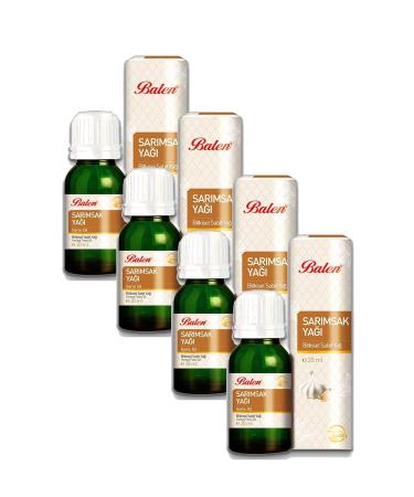 Balen Natural Garlic Oil (EXTRACTION) 20 ml 4 Pieces