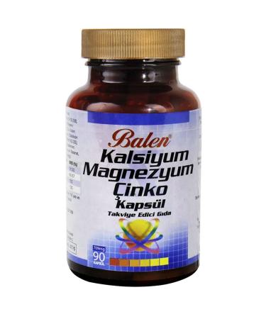 Balen Calcium Magnesium Zinc 709 Mg 90 Capsules X 2 Pieces - Buy Online on GoSupps.com