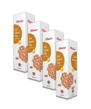 Balen Sweet Almond Oil Cold Press 4 X 250 ml