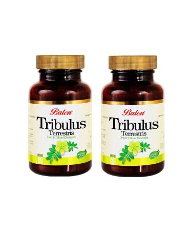 Balen Tribulus Terrestris-Iron Thorn Extract 620 Mg 60 Capsules X 2 Pieces