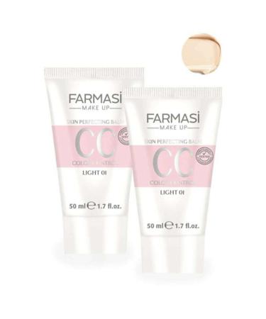 Farmasi CC Cream 2 Pieces 01 Light Light Tone