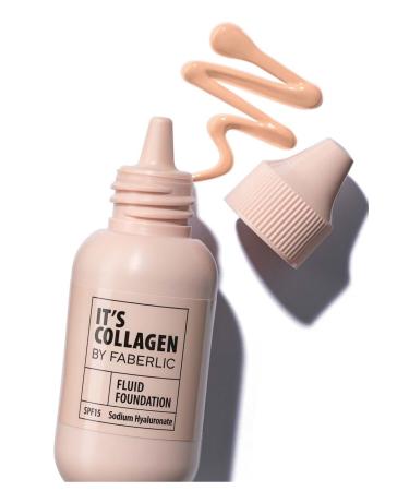 Faberlic It's Collagen Series Moisturizing Foundation Shade "beige"6872