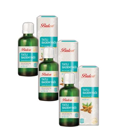 Balen Sweet Almond Oil Cold Press 50 ml 3 Pieces