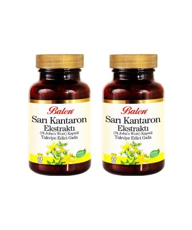 Balen St. John's Wort Extract 375mg 60 Capsules 2 Pieces