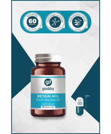 goodday Betaine Hcl Pepsin 60 Capsules Nutritional Supplement - Buy Online on GoSupps.com
