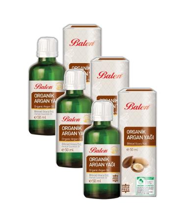 Balen Organic Argan Oil Cold Press 3 X 50 ml
