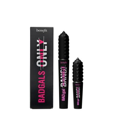 benefit cosmetics BADgals Only - 36 Hours Intense Volume Black Mascara Set ( 8.5 gr + 4 gr ) Provitamin B5