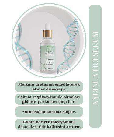 BLAB Anti-Spot Arbutin Brightening Serum (2% Arbutin 10% Niacinamide 1% Zinc Aloe Vera) - Buy Online on GoSupps.com