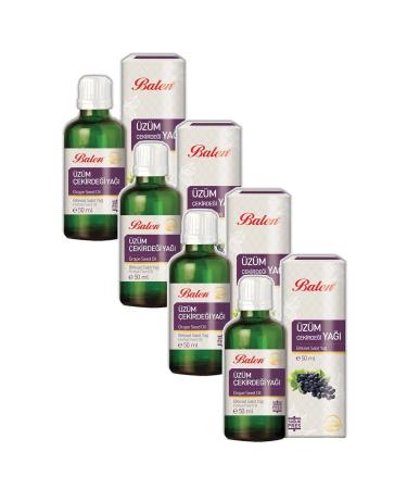 Balen Grape Seed Oil Cold Pressed 50 ml 4 Pieces