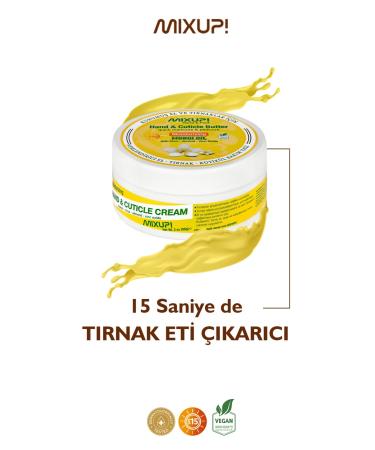 Mixup - Cuticle Butter 15 Second Cuticle Remover - Cuticle Butter - Easy Manicure Butter 56 gr