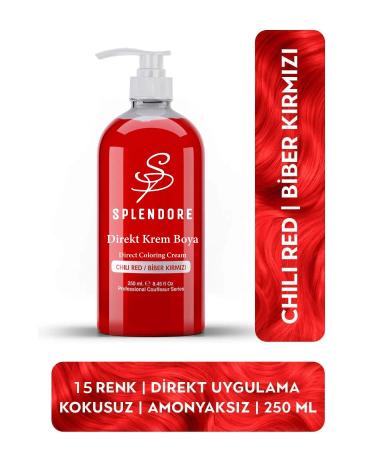 Splendore Pepper Red Ammonia Free Color Hair Dye 250ML