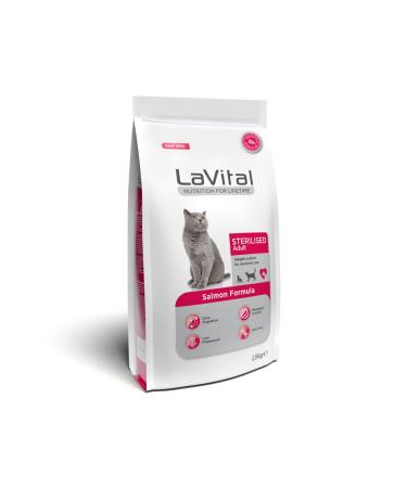 La Vital Salmon Premium Sterile Cat Food 1.5 Kg 3-Pack - Buy Online on GoSupps.com