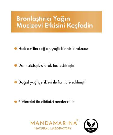 Mandamarina GLITTER Intensive Bronzing Firming Lifting Oil Shiny Instant Effect - Buy Online on GoSupps.com