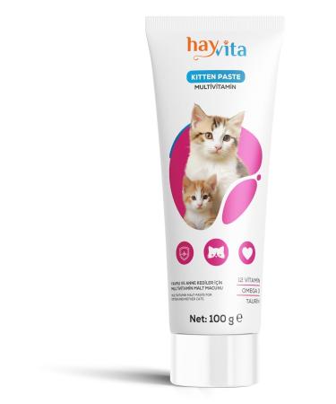 Hayvita Kitten Paste Multivitamin - Paste for Mothers and Kittens Omega 3 Taurine
