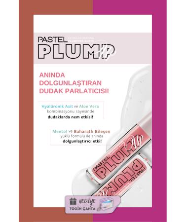 Pastel Plumping Lip Gloss Set - Plump Up 205 + 207 + Togin Bag Gift - Buy Online on GoSupps.com