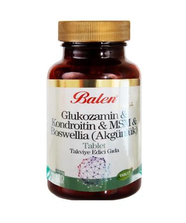 Balen Glucosamine Chondroitin Msm Boswellia 1200 Mg 120 Tab. 3 Pieces - Buy Online on GoSupps.com