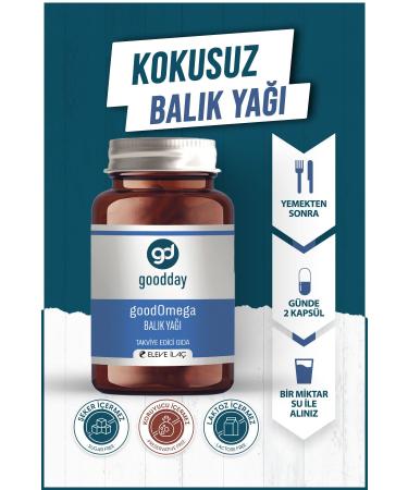 goodday Odorless Omega 3 Fish Oil Dietary Supplement - Buy Online on GoSupps.com