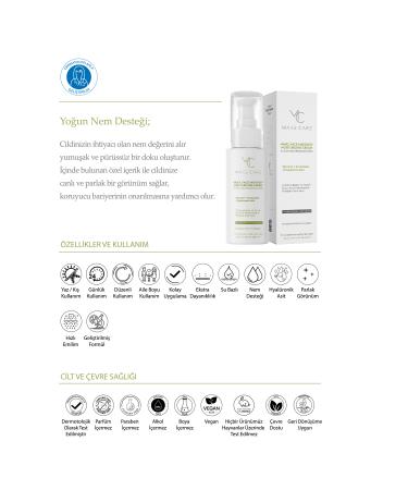 MAKE CARE Hand Face and Body Moisturizing Cream-Hyaluronic Acid and Ceramide Content Unscented - Buy Online on GoSupps.com