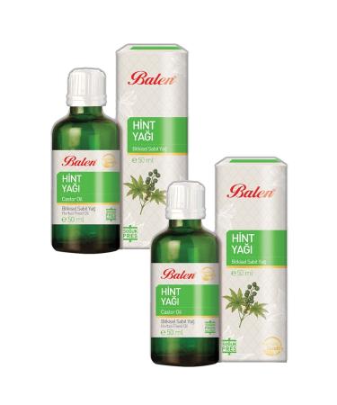 Balen Castor Oil Cold Press 50 ml X 2 Pieces