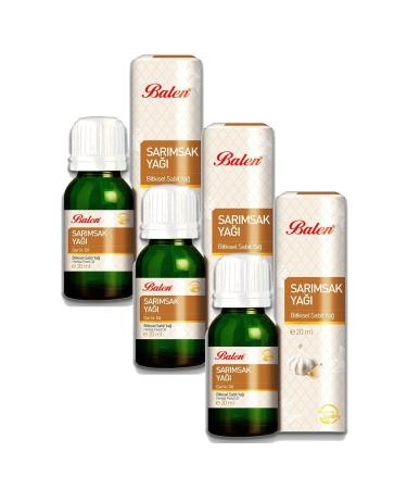 Balen Natural Garlic Oil (EXTRACTION) 20 ml 3 Pieces