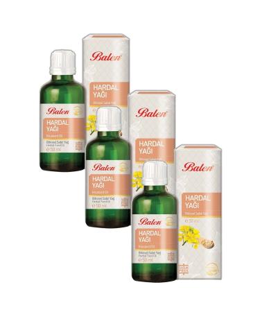 Balen Mustard Oil Cold Press 50 ml 3 Pieces