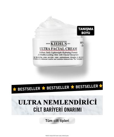 Kiehl's Ultra Facial 24 Hour Moisturizing Daily Cream 28 Ml