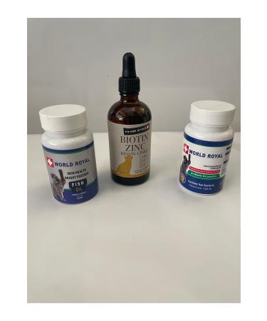 World Royal Cat Fish Oil BIOTIN ZINC Probiotic