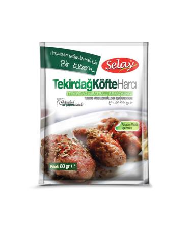 Selay Tekirda Meatball Mixture (80gr*20 Pieces)