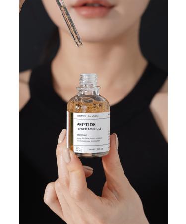 BOM Anti-Wrinkle Double Brightening 24k Gold 17 Amino Acid Serum Peptide Power Ampoule Serum - Buy Online on GoSupps.com