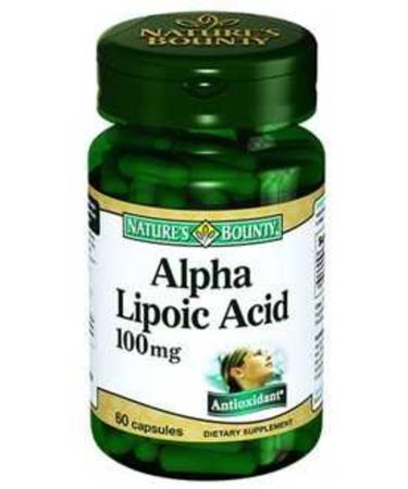 Natures Bounty Nature's 100mg Alpha Lipoic Acid 60 Capsules