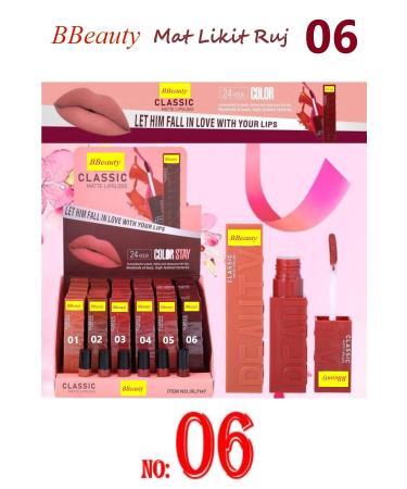 BBeauty Classic Matte Lipgloss Matte Liquid Lipstick (1 PIECE)