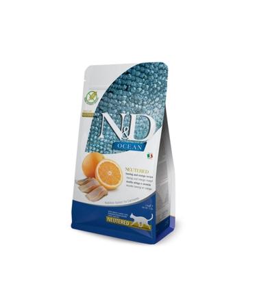 N & D Nd Ocean Herring Orange Sterilized Cat Food 5 Kg