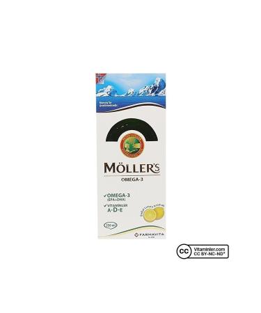 Mollers M LLER'S OMEGA 3 LEMON FISH OIL SYRUP 250 ML