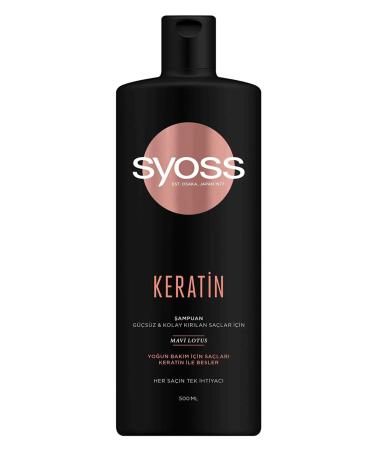 Syoss Keratin Care Shampoo 500 Ml -6565