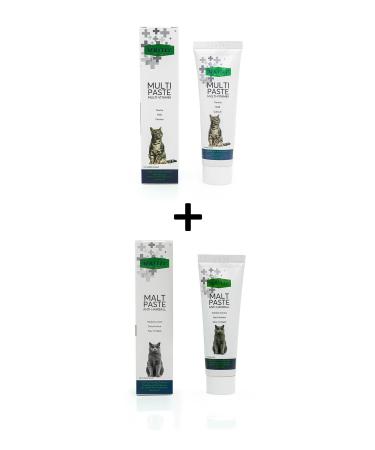 Sernely Anti-hairball Malt Paste 100gr(Anti-hairball) + Multi Paste 100gr(multivitamin Paste) - Buy Online on GoSupps.com