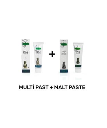 Sernely Anti-hairball Malt Paste 100gr(Anti-hairball) + Multi Paste 100gr(multivitamin Paste) - Buy Online on GoSupps.com