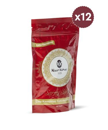 Hisar Coffee Hisar Saray Series Double Roasted 100g (x12) - Buy Online on GoSupps.com