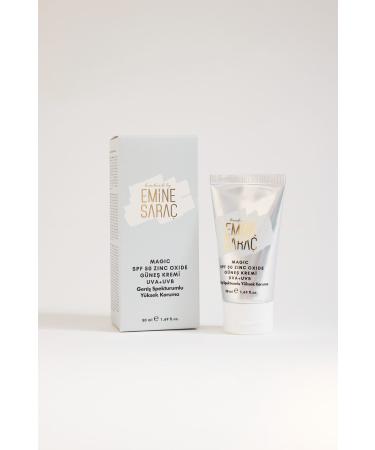 HANDMADE BY EM NE SARA Magic SPF 50 Broad Spectrum High Protection Zinc Oxide Sun Cream 50ml - Buy Online on GoSupps.com