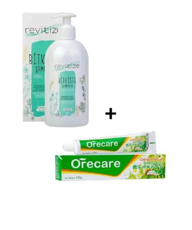 Tiens Revitize Herbal Shampoo & Orecare Herbal Toothpaste 135 Gr
