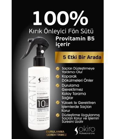 Okiro Keratin Essence Protective Hair Milk 250 ml - Buy Online on GoSupps.com