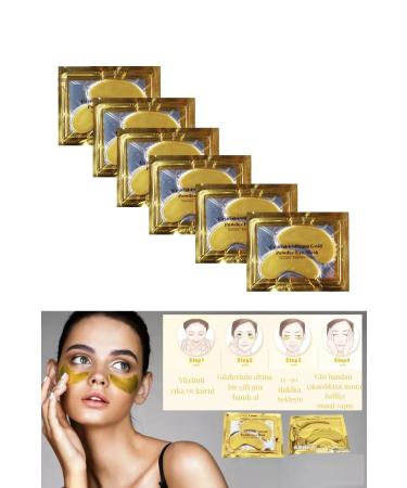10 Pieces Under Eye Mask Gold Face Skin Care Revitalizing and Renewing Nourishing Collagen Mask - Buy Online on GoSupps.com