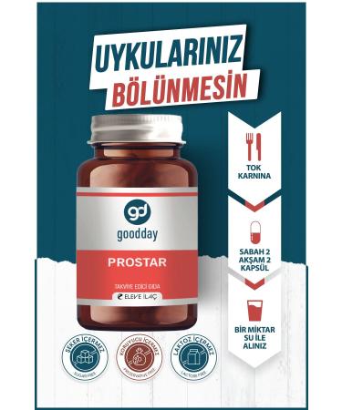 goodday Prostar 60 Capsules Herbal Nutritional Supplement - Buy Online on GoSupps.com