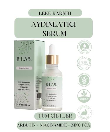 BLAB Anti-Spot Arbutin Brightening Serum (2% Arbutin 10% Niacinamide 1% Zinc Aloe Vera)