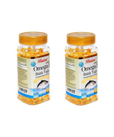 Balen Omega 3 Fish Oil 1380 Mg 100 Softgels 2 Pieces