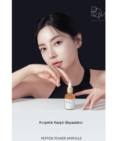 BOM Anti-Wrinkle Double Brightening 24k Gold 17 Amino Acid Serum Peptide Power Ampoule Serum - Buy Online on GoSupps.com