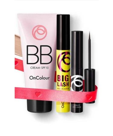 Oriflame 3-Set Bb Cream 30 ml On Colour Lash Mascara On Colour Liquid Eyeliner