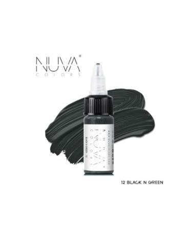 nuva colors Black N Green Eyeliner Paint 15 Ml