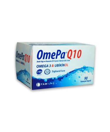Tab la Omepa-q10 Omega 3 & Ubiquinol 90 Softgels